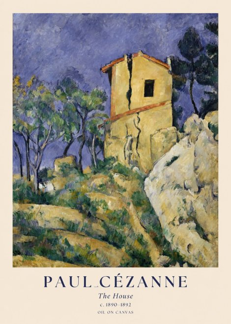 Paul Cézanne The House No1 - Affiche