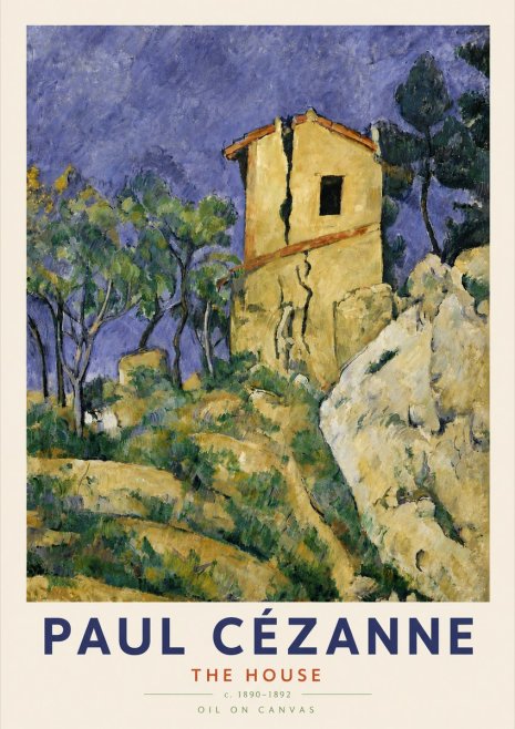 Paul Cézanne The House No4 - Affiche