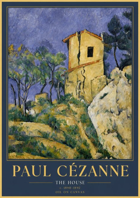 Paul Cézanne The House No5 - Affiche