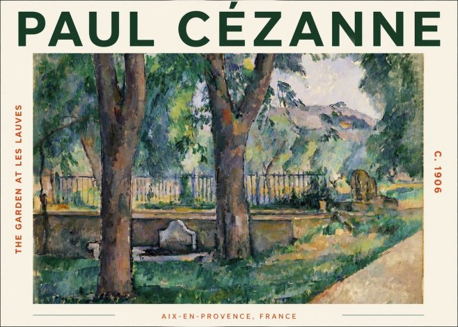 Paul Cézanne The Garden at Les Lauves No3 - Affiche