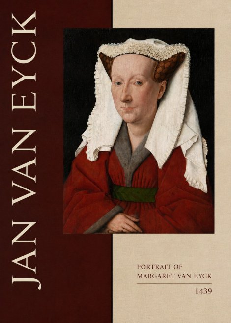 Jan van Eyck Portrait of Margaret Van Eyck II No5 - Affiche