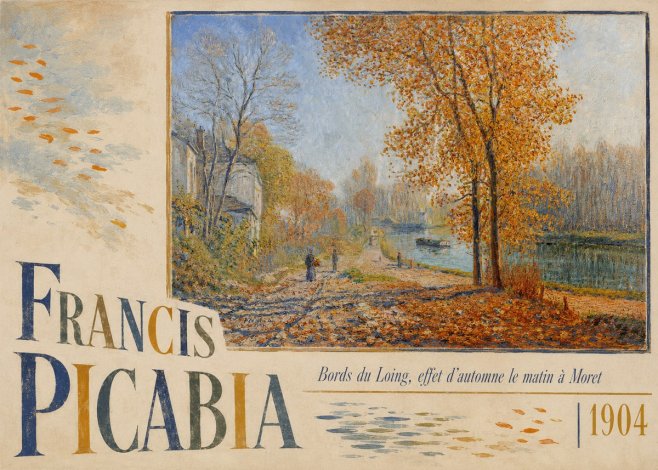 Francis Picabia Bords Du Loing, Effet D'automne Le Matin À Moret No6 - Affiche
