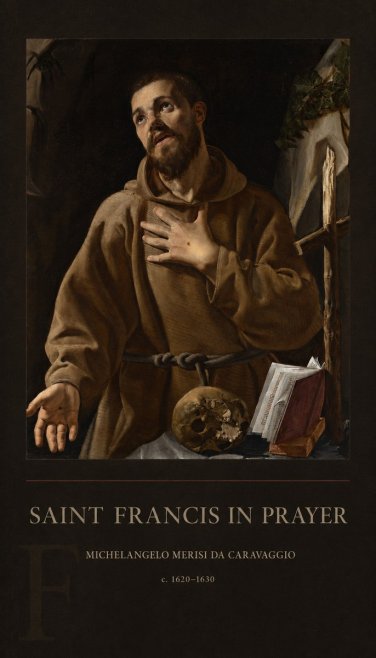 Michelangelo Merisi da Caravaggio Saint Francis in Prayer I No4 - Affiche