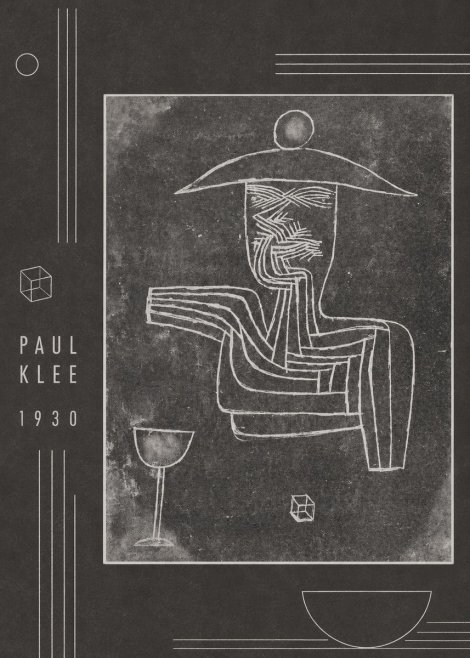 Paul Klee Figure of a Seer No2 - Affiche