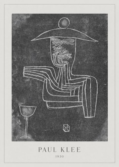 Paul Klee Figure of a Seer No3 - Affiche