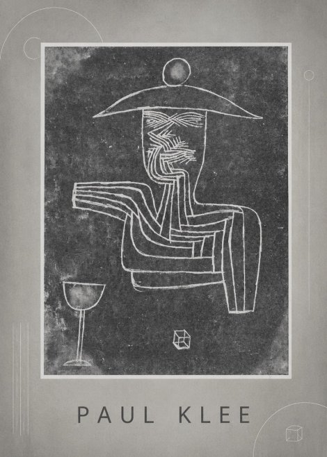 Paul Klee Figure of a Seer No4 - Affiche