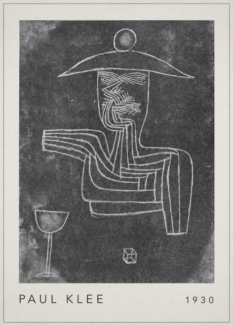 Paul Klee Figure of a Seer No6 - Affiche