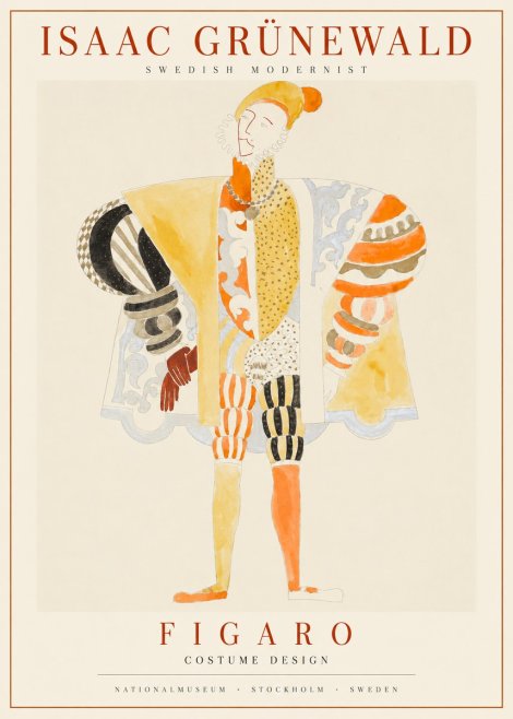 Isaac Grünewald Figaro I No1 - Affiche