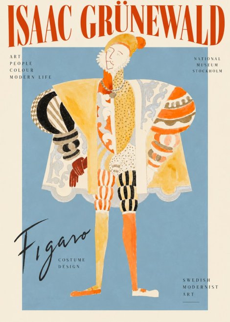 Isaac Grünewald Figaro I No3 - Affiche