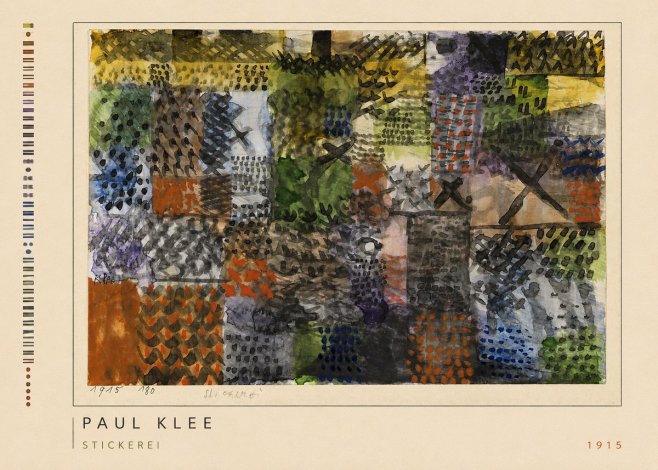 Paul Klee Stickerei No2 - Affiche