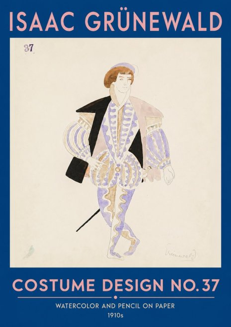 Isaac Grünewald Costume Design No. 37 No2 - Affiche