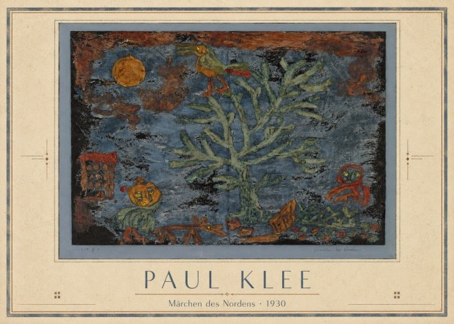 Paul Klee Märchen Des Nordens No4 - Affiche