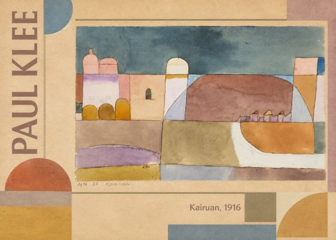 Paul Klee Kairuan, 1916 No2 - Affiche