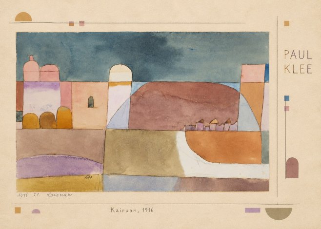 Paul Klee Kairuan, 1916 No4 - Affiche