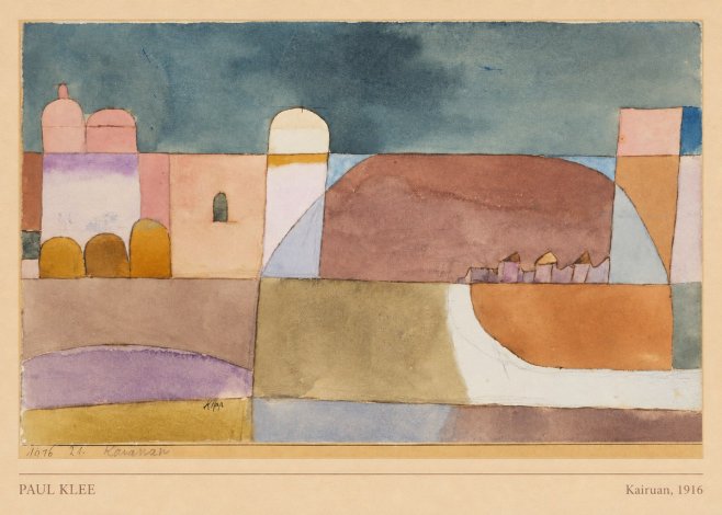Paul Klee Kairuan, 1916 No5 - Affiche
