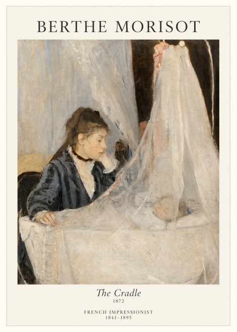 Berthe Morisot The Cradle No1 - Affiche