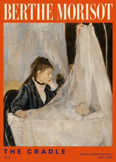 Berthe Morisot The Cradle No2 - Affiche