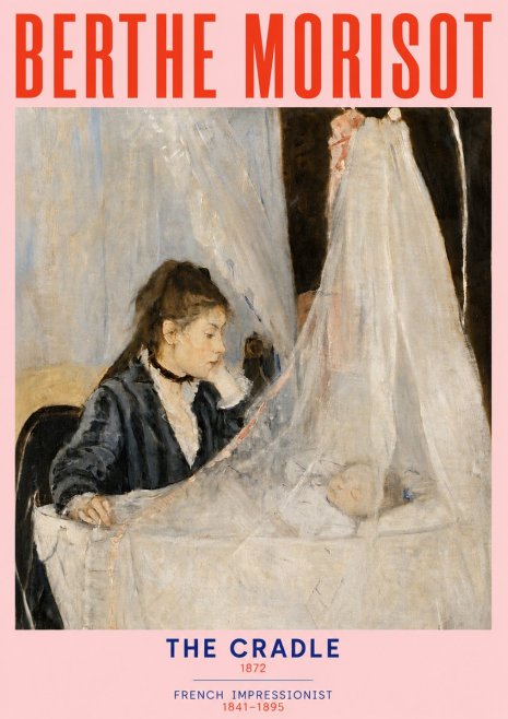 Berthe Morisot The Cradle No4 - Affiche