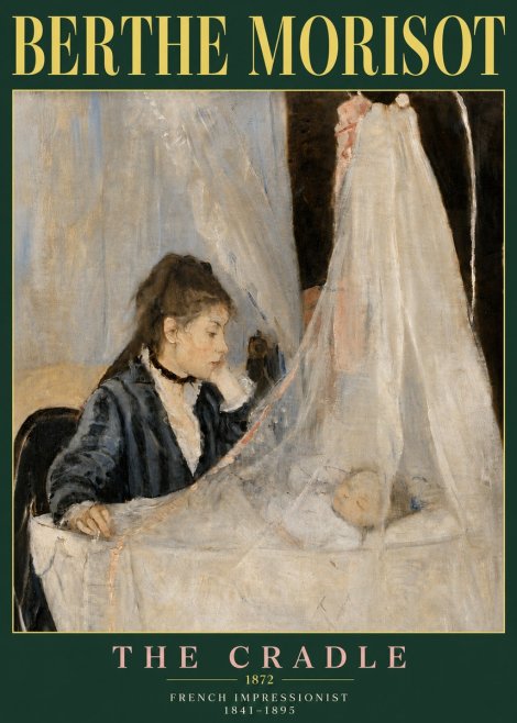 Berthe Morisot The Cradle No6 - Affiche