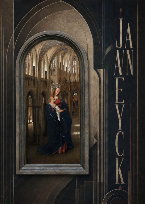 Jan van Eyck Madonna in the Church II No3 - Affiche