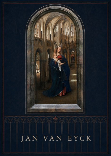 Jan van Eyck Madonna in the Church II No5 - Affiche
