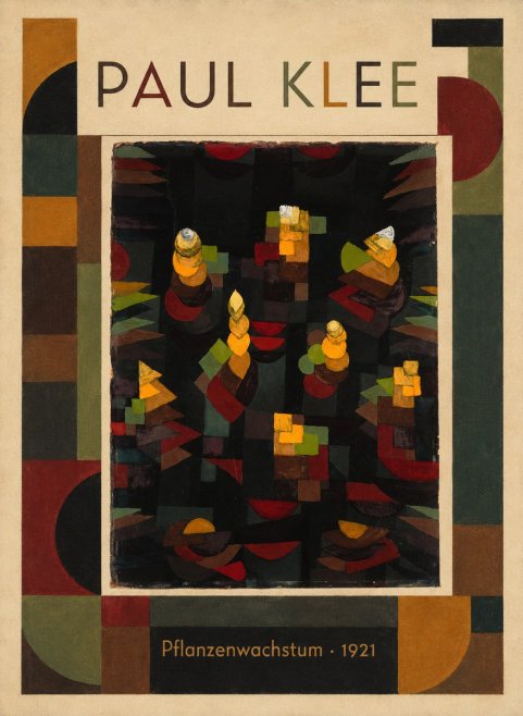 Paul Klee Pflanzenwachstum No1 - Affiche