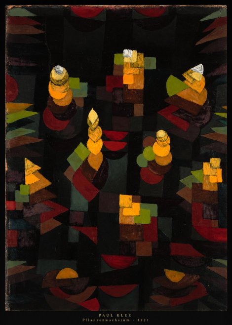Paul Klee Pflanzenwachstum No6 - Affiche