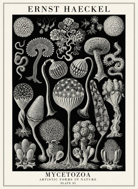 Ernst Haeckel Mycetozoa No4 - Affiche