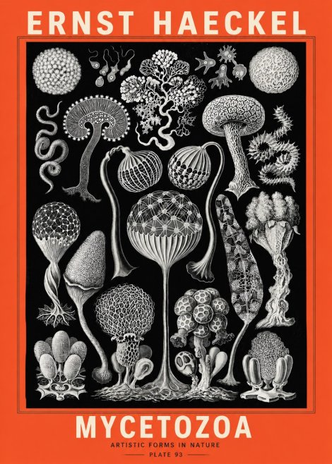 Ernst Haeckel Mycetozoa No5 - Affiche