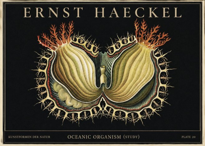 Ernst Haeckel Nature's Architecture No4 - Affiche