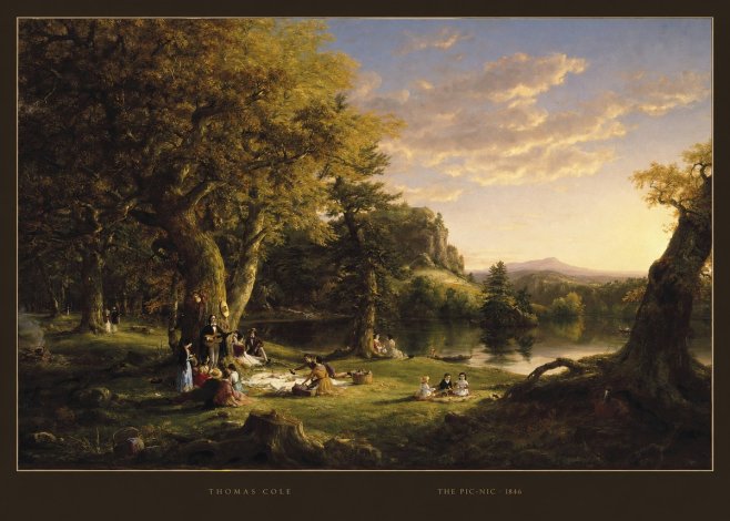 Thomas Cole The Pic-nic I No6 - Affiche