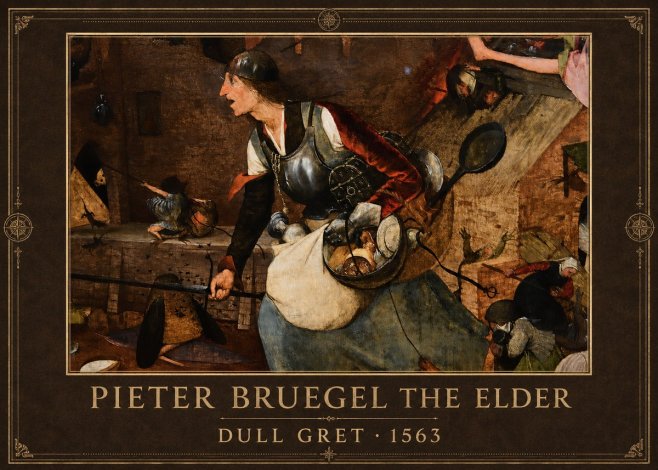 Pieter Bruegel Dull Gret II No1 - Affiche