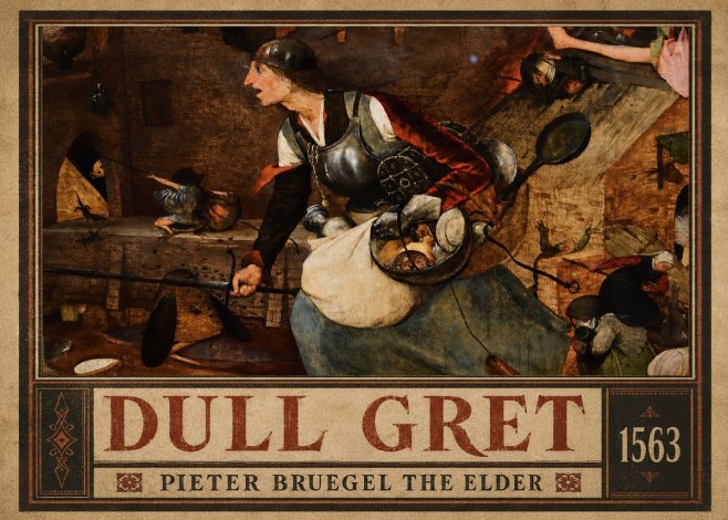 Pieter Bruegel Dull Gret II No3 - Affiche