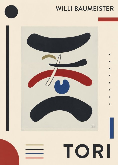 Willi Baumeister Tori No1 - Affiche