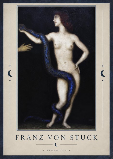Franz von Stuck Sin No2 - Affiche