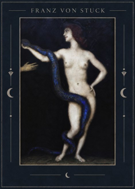 Franz von Stuck Sin No5 - Affiche