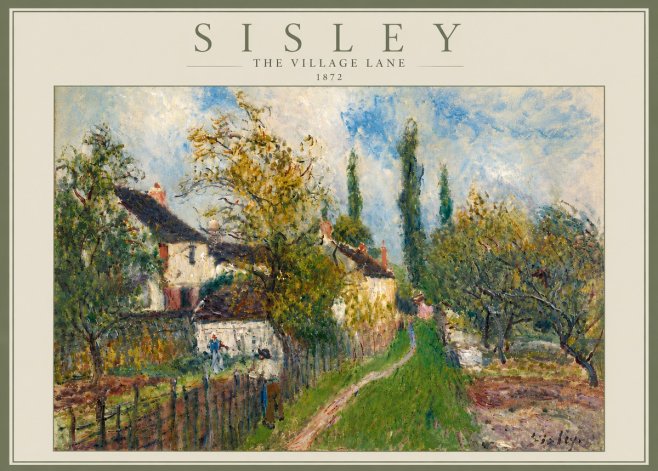 Sisley The Village Lane No6 - Affiche