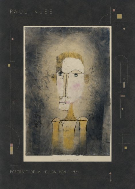 Paul Klee Portrait of a Yellow Man No2 - Affiche