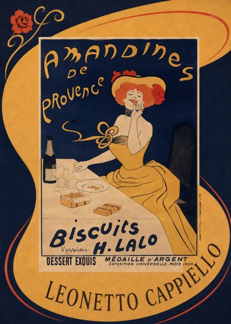 Leonetto Cappiello Amandines De Provence Biscuits H. Lalo I No4 - Affiche