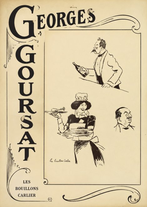 Georges Goursat Les Bouillons Carlier I No2 - Affiche