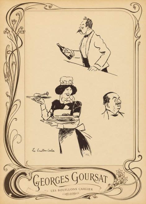 Georges Goursat Les Bouillons Carlier I No5 - Affiche