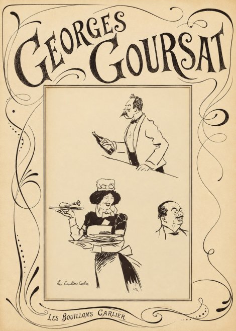 Georges Goursat Les Bouillons Carlier I No6 - Affiche
