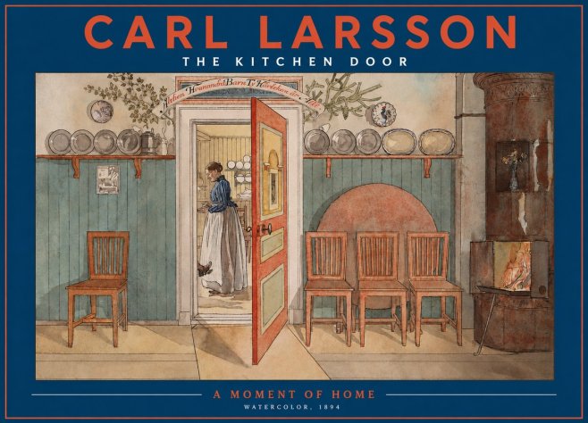 Carl Larsson The Kitchen Door No2 - Affiche