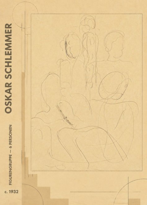 Oskar Schlemmer Figurengruppe - 6 Personen No5 - Affiche
