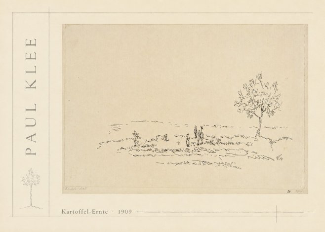 Paul Klee Kartoffel-ernte No2 - Affiche