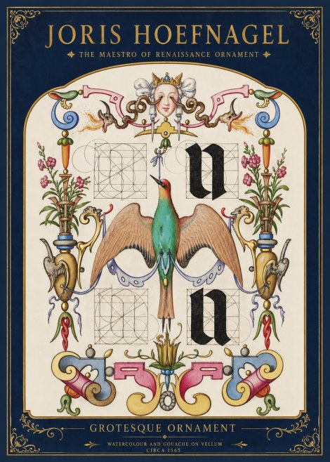 Joris Hoefnagel Grotesque Ornament No2 - Affiche