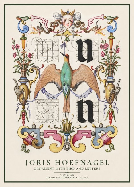 Joris Hoefnagel Grotesque Ornament No6 - Affiche