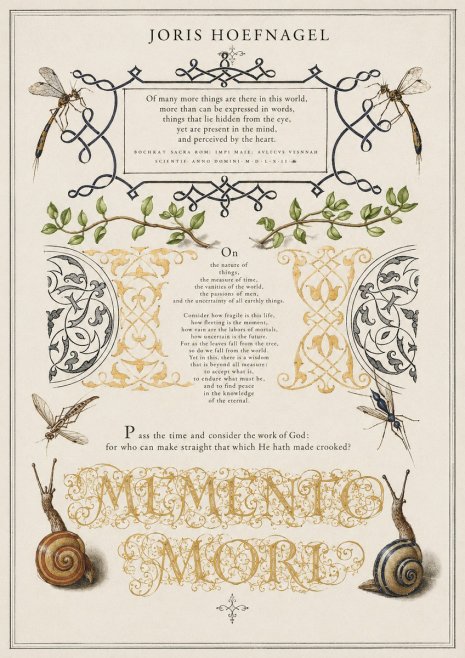Joris Hoefnagel Memento Mori No1 - Affiche