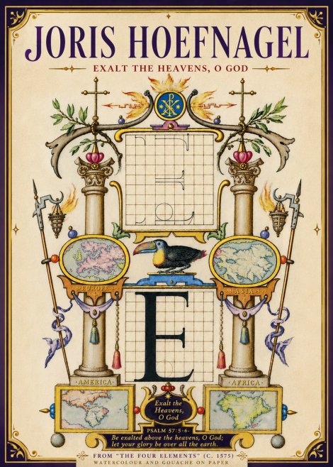 Joris Hoefnagel Exalt the Heavens, O God No5 - Affiche