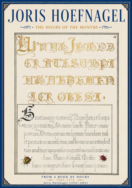 Joris Hoefnagel Gratias Tibi Agimus No6 - Affiche